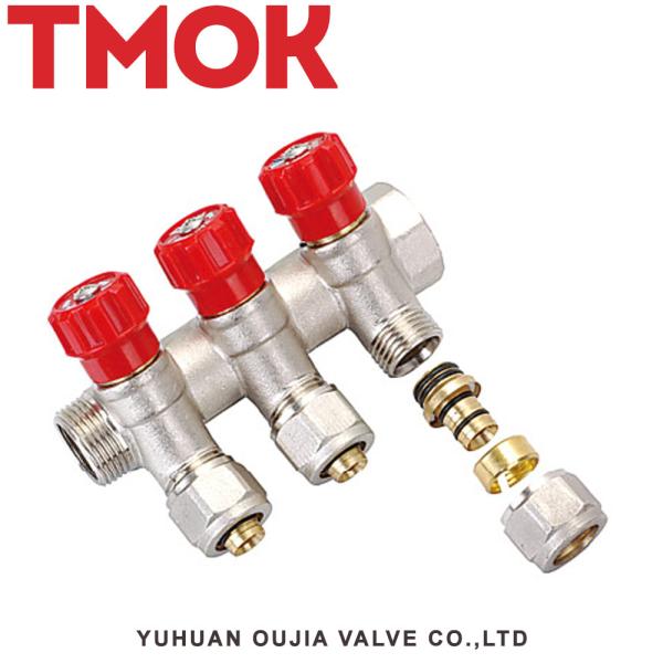 Pex 1/2 Brass Bar Manifold