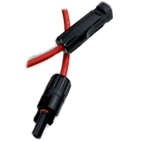 Noir solaire actuel à haute tension du fil UL2464 du câble MC4 de puissance élev