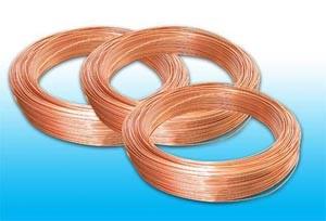 Low Carbon Steel Strip Refrigeration Copper Tube 4.76 * 0.7 mm