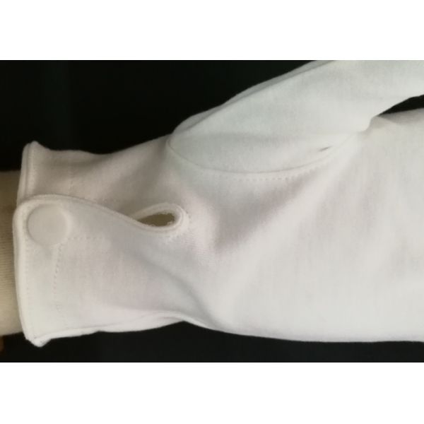 Приветствованный ОЭМ веса ткани перчаток 220гсм военного парада хлопка 100% чистый