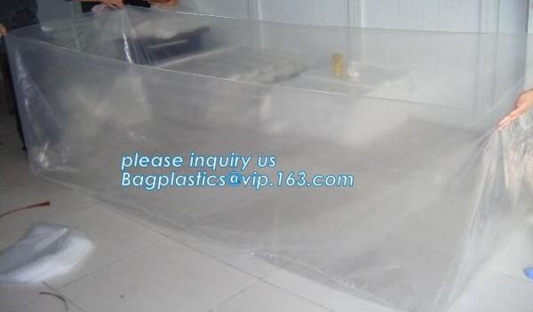 Giant jumbo big size poly pallet cover packaging bags with competitive price, 36 x 27 x 65 1 Mil ldpe Clear Pallet Cove