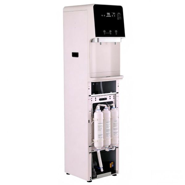 Commercial Standing RO Water Purifier | Compressor Cooling Hot & Cold Dispenser With 8L Tank And Leakage Protection