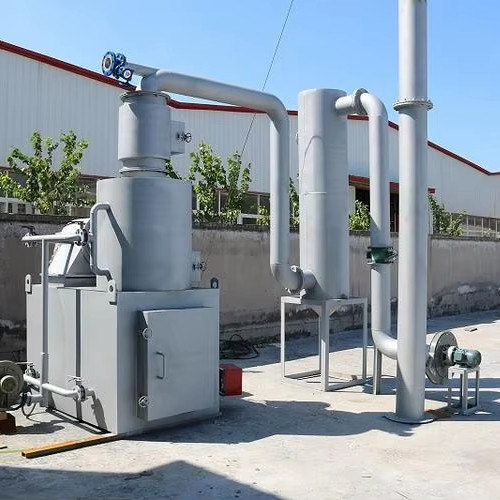 Smokeless Garbage Incinerator For Hospital And Home Waste Construction Works Of 1100 Kg Weight