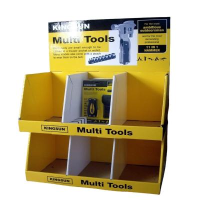 Custom Printed Corrugated Pallet Display Glossy / Matte Lamination Flat Packaging