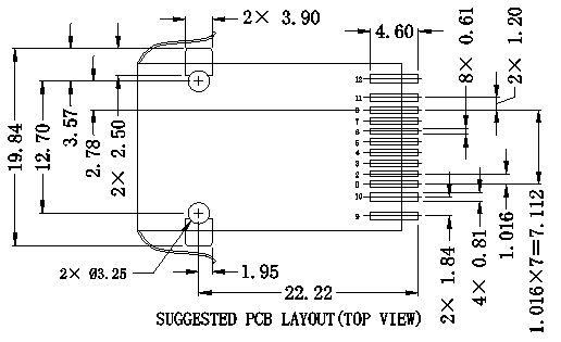 10/100Mbps SMT LED RJ45 Connector LPJ3026ABNL