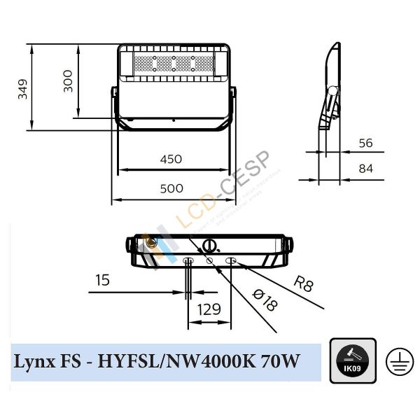 Aluminum 70W 150W 210W Industrial Outdoor Led Flood Lights