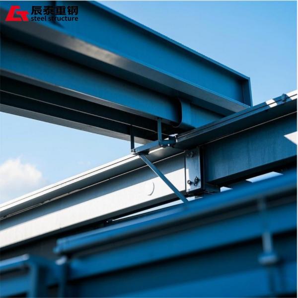 Solar Panel Steel Frame Building Construction Weatherproof Metal Building Structure