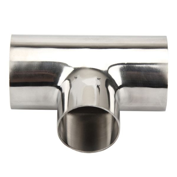 ASME BPE Standard ety Sanitary Butt Weld Fittings Straight Equal Tee Fitting 1/4 ~ 6