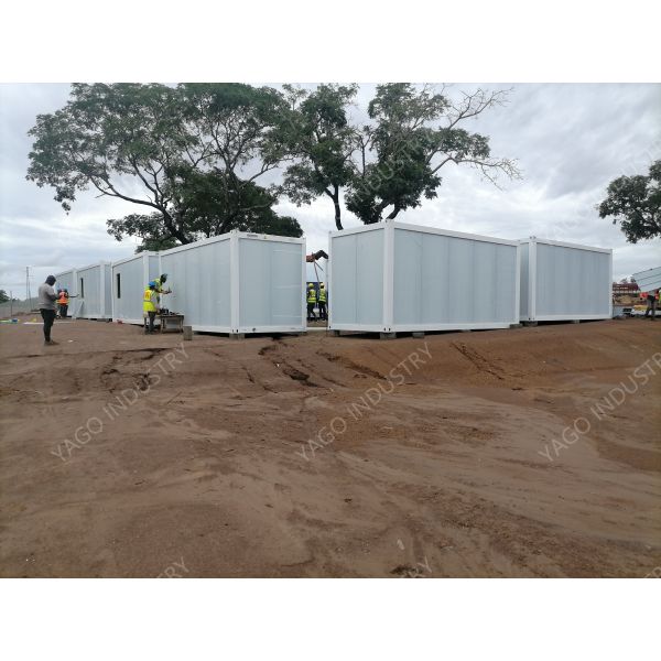 ISO Certificated Shipping Prefab Folding Container House 40ft Eco Friendly