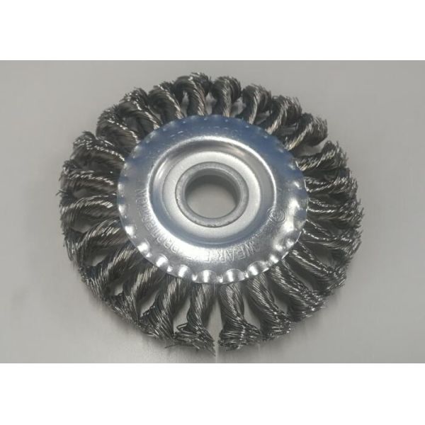 125mm Knotted Wire Wheel Brushes with Hole 22.2mm for Heavy-Duty Brushing