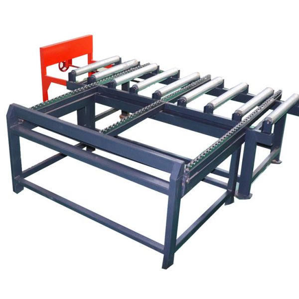 Serrería de madera horizontal hidráulica de la banda, registro de madera que corta la máquina de la serrería del CNC