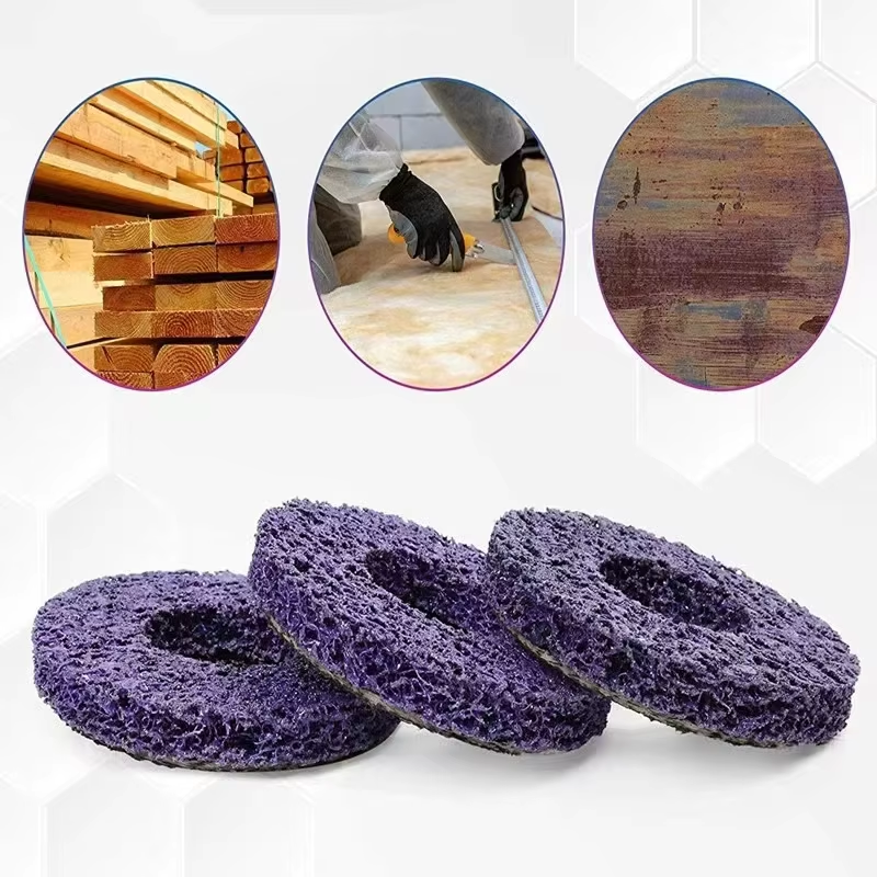 Coral Poly Stripping Abrasive Flap Disc For Rust Removing 115mm