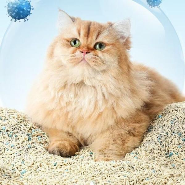 Bentonite And Tofu Mixed Cat Litter Dust Free Tofu Clumping Litter