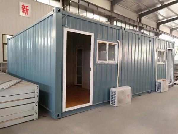3X20FT Flat Pack Container House With Fiber Glass Wool Insulation Welding