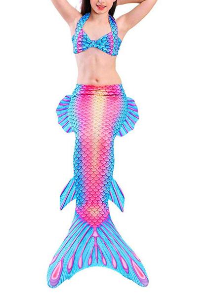 Beach Seaside Mermaid Tail Swimming Suit / Mermaid Performance Costume