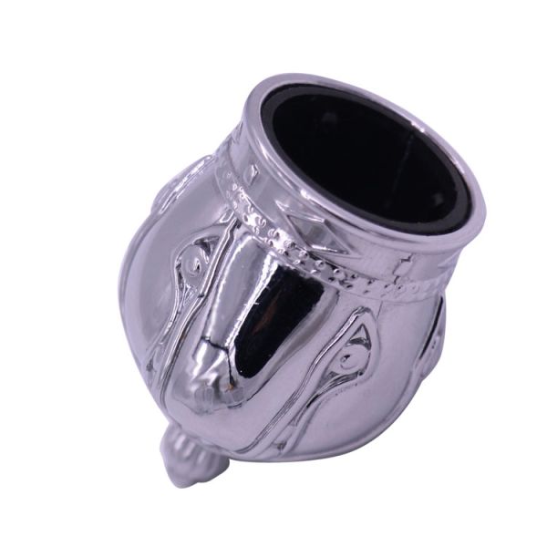 Casquillos del perfume de Zamak del oro del color para el cuello de 15m m, casquillo magnético durable del perfume