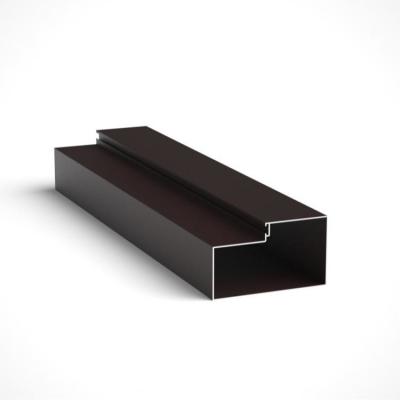 O pó expulso de alumínio do perfil da porta deslizante revestiu 1.2mm 1.4mm Thinckness