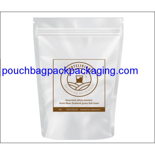 Stand up pouch, Aluminum Foil Protein Powder Bag Dried Snack Packaging