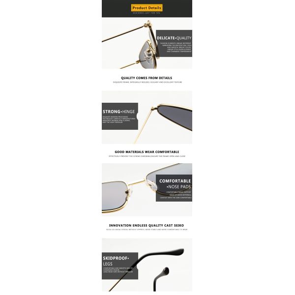 Woman Modern Cat Eye Frame Sunglasses 143MM BSCI Multi Colors