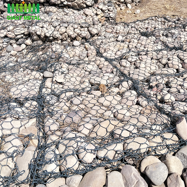 Ячеистая сеть корзин 2mx1mx1m Gabion ISO шестиугольная Gabion