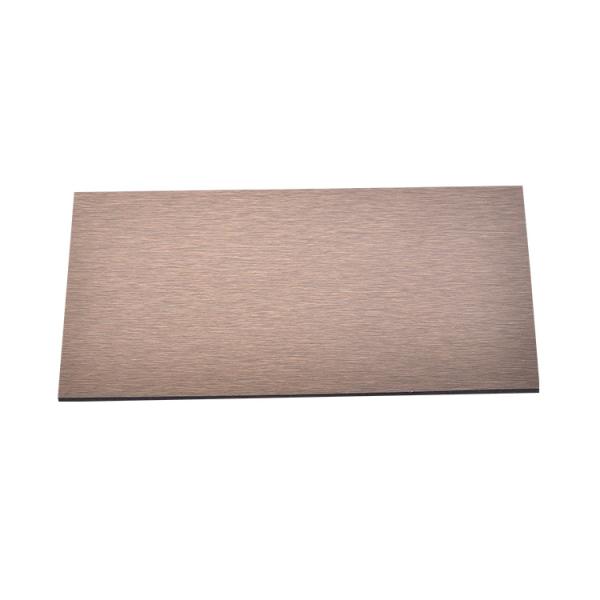 Resistente a arranhões 2440mm Painel de alumínio composto escovado impermeável