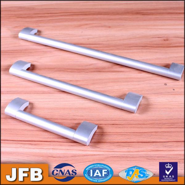 Foggy silver color 224MM holes distance aluminum cabinet and wardrobe metal handles