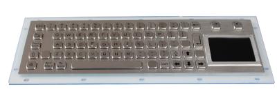 Teclado de aço inoxidável do quiosque de IP65 USB com o Touchpad com alguma disposição personalizada