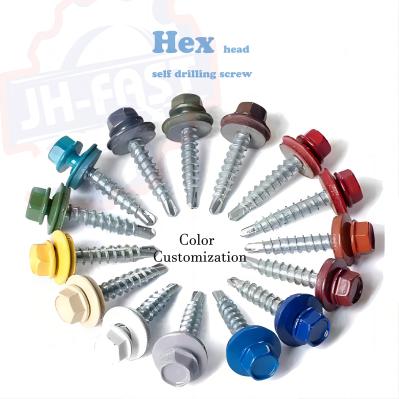 OEM Customized Service Provided Advantage Hexagon Self Drilling Screw for PVC Roofing