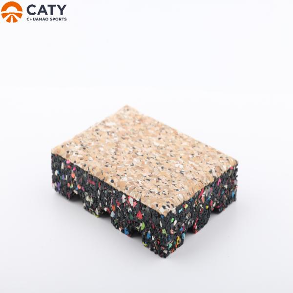 Multi-Color Premium Rubber Tiles, Aesthetic Design with Anti-Slip and Shock Absorption for Gym Area