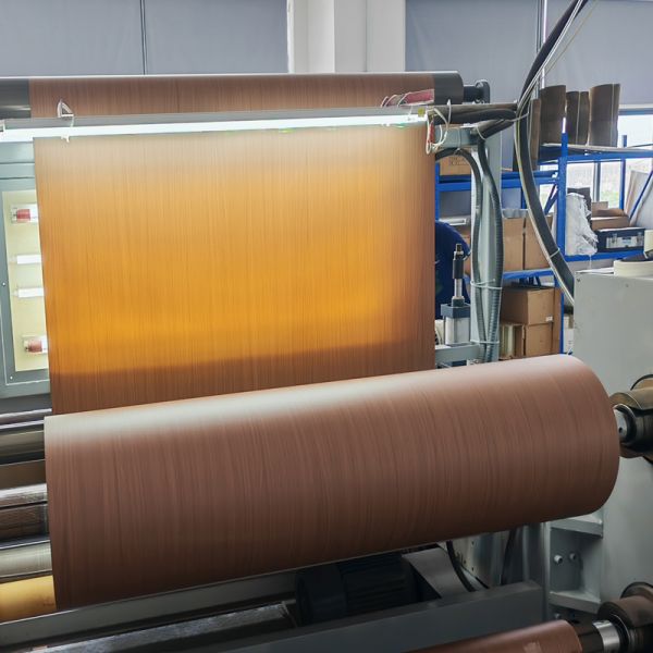 Light Wood Grain PVC Film Self Adhesive Architectural Wrap Film For Retail Spaces