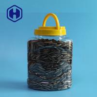 Pot en plastique libre ovale 1150ml d'emballage alimentaire de Bpa de noyaux d'écrous avec la poignée de couvercle