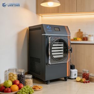 Fruit Vegetable Coffee Milk Powder Lyophilizer Food Vacuum Freeze Drying Machine