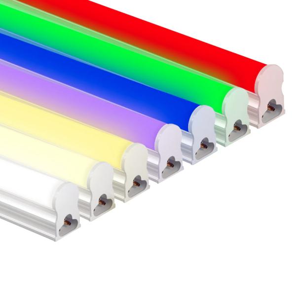 Red Blue Yellow Color T8 LED Tube Light RGB 2ft 4ft With Remote Control