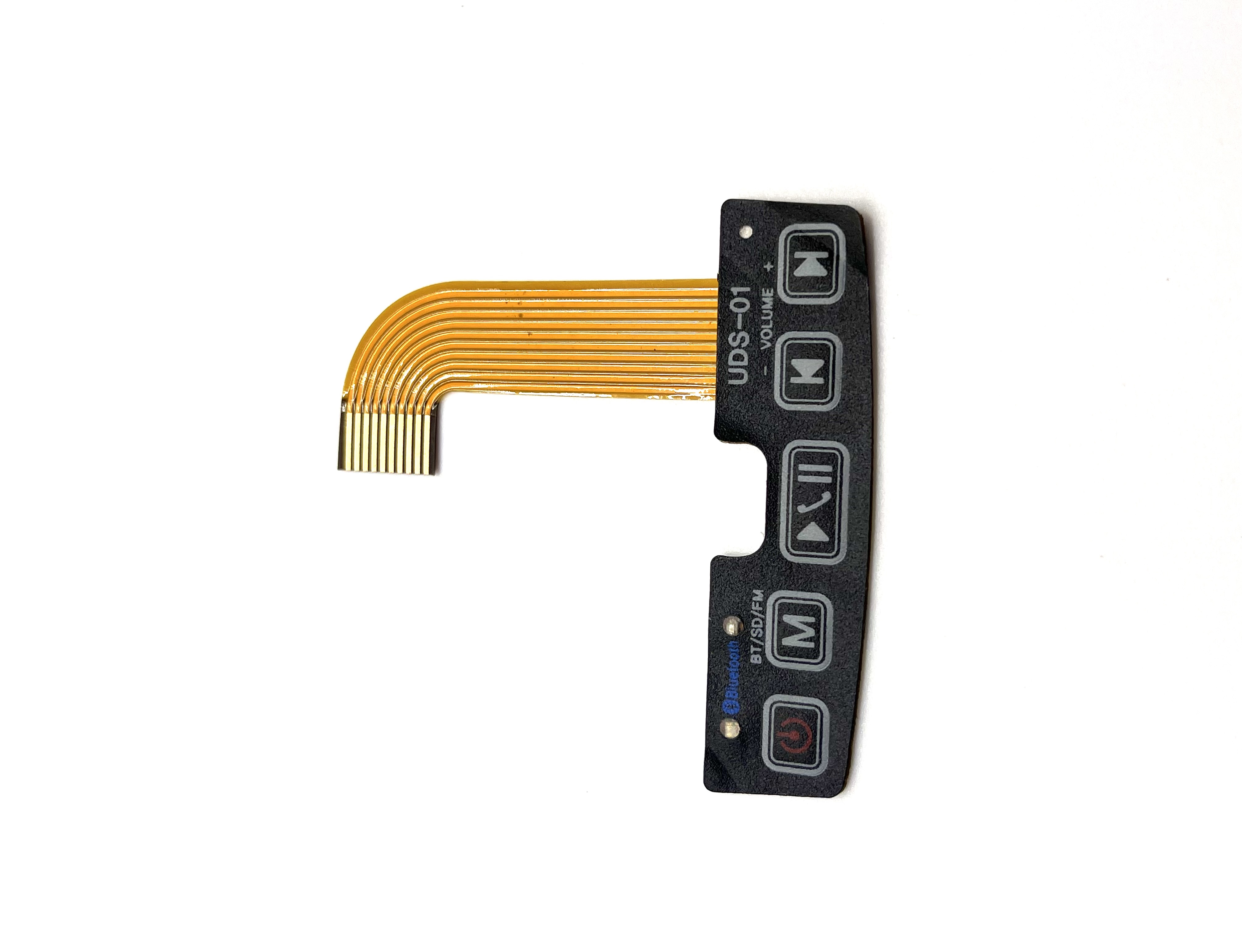 Текстура Mylar Side LED Backlight Мембранный переключатель с молексом 0,5 мм