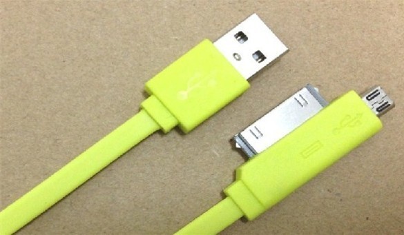 2 in 1 Data & Charge Cable to iphone4+micro usb
