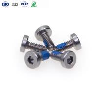 M4 Fasteners automobiles anti-dissolvabilité en acier inoxydable boulon hexagonal adhésif à tête cylindrique courte