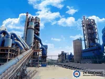 Complete Cement Production Line 100-300 TPD For Grinding Powder Processing
