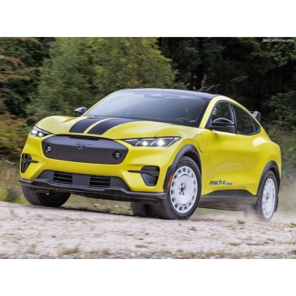 Уникальная ралли-подвеска, семейный автомобиль с гоночным чувством на Ford Mustang Mach-E Rally (2024) 480 лошадиных сил