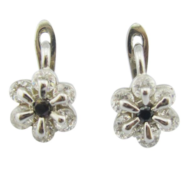 Сердечная серьга Stud 925 Серебряные серьги CZ Малый камень Cz 1,0-1,25 мм Идеально подходит для любого случая