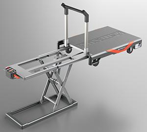 400kg Manual Hydraulic Lifting Trolley Loading Platform For Cargo Transportation