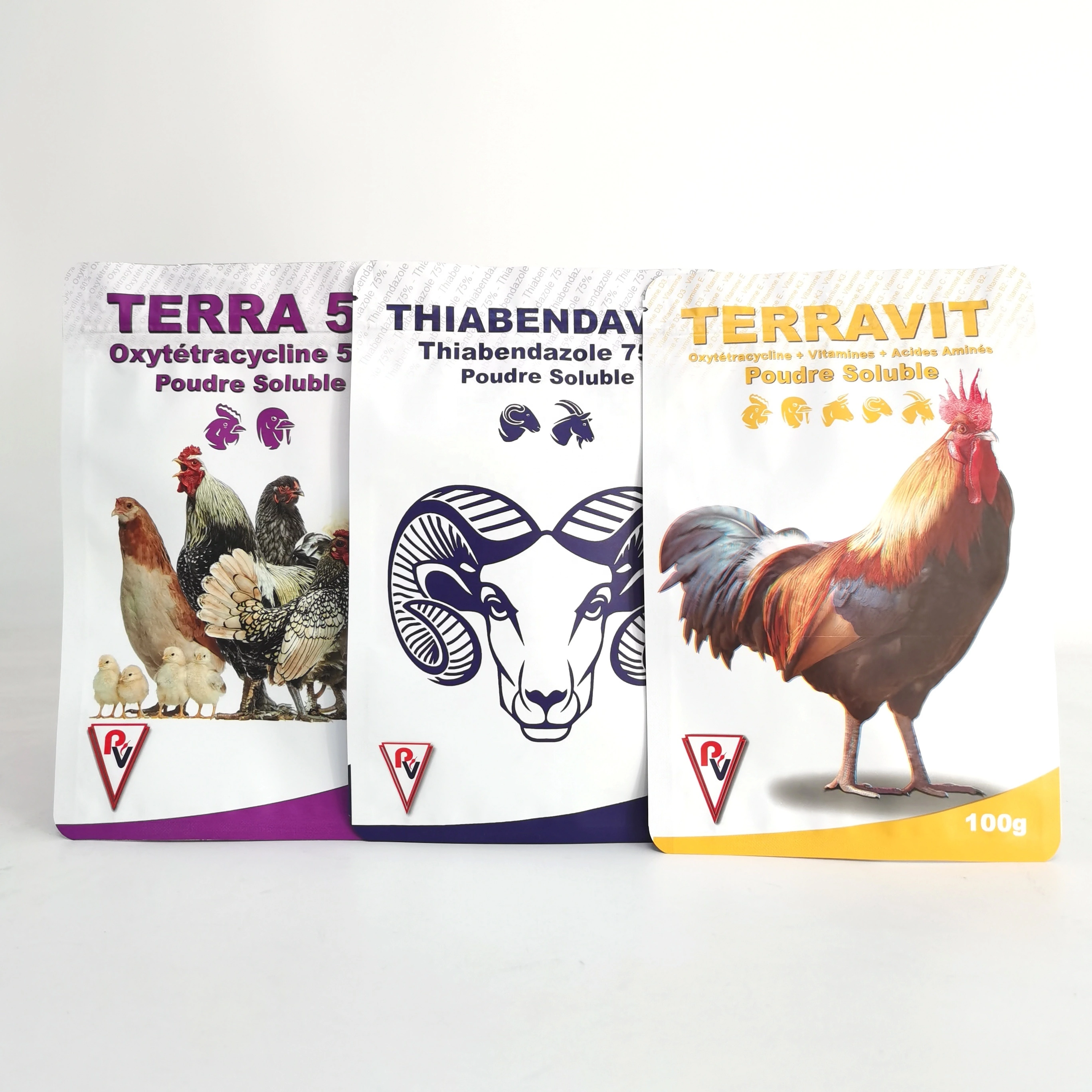 Sacs zip-lock d'aliment pour animaux familiers