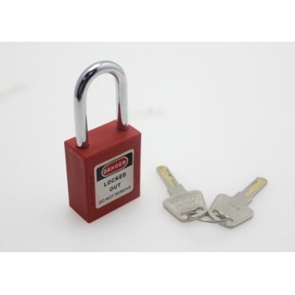 38mm Steel Shackle ABS lock body OEM Safety Lockout Padlocks