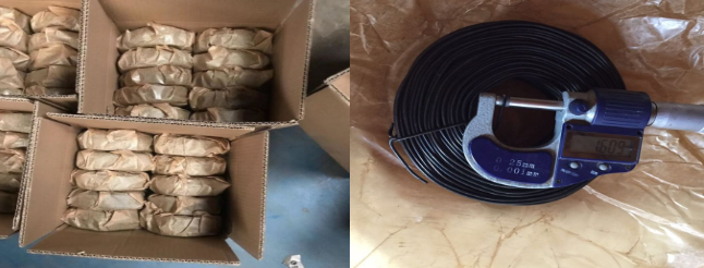 провод 16G 3.50lbs Австралии черный обожженный связывая к пакету пояса 18G усиливая провод связи