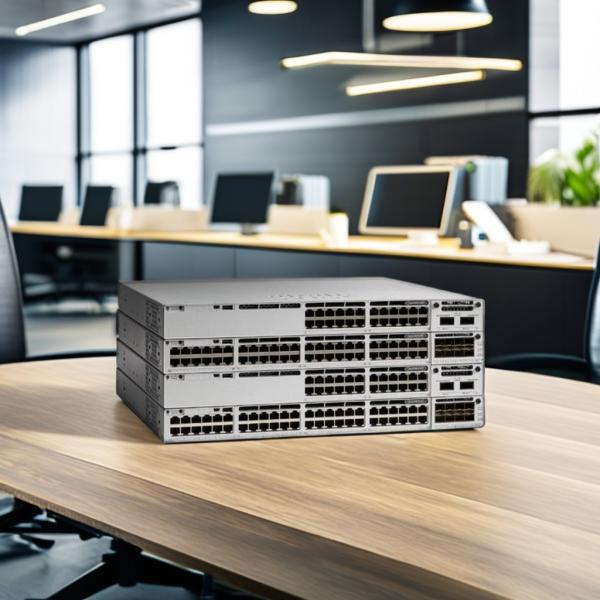 Maximize Your Network Efficiency with Customized Size C9300x-48 Tx-A9300 48 Port Mgig Data Only Network Advantage Switch