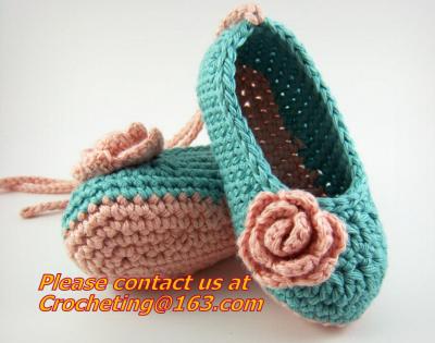 Baby Booties, Socks Knitted, Newborn Loafers Shoes Plain Infant Slippers Footwear, knitwea