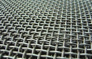 Square Hole / Slot Hole Crimped Woven Wire Mesh Weaving 2000mm Width