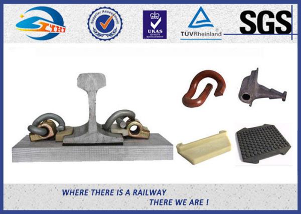 Oxide Black SKL Railway Track Fasteners For Railroad , W14 Rail Fasteners