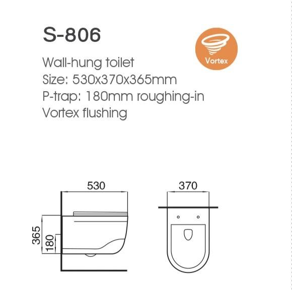 壁に吊るされたトイレ用水槽 陶器用衛生用品セット トイレタンクなし