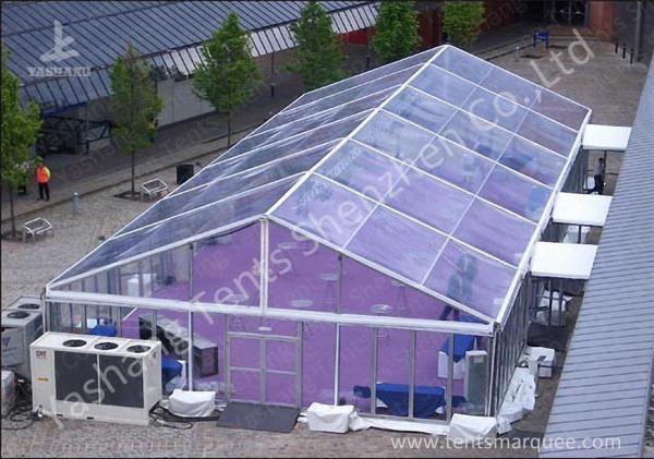 Transparent PVC Fabric Cover Luxury Wedding Tents for Parties With Aluminum Alloy Frame