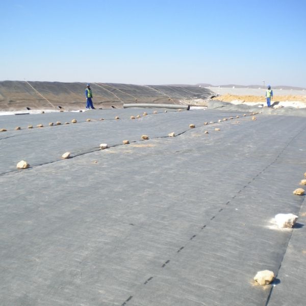 Drainage Geotextile Drainage Filter Fabric 100gsm Highly Permeable